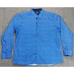 Barabas Men's Button Up Long‎ Sleeve Dress Shirt Size 3XL